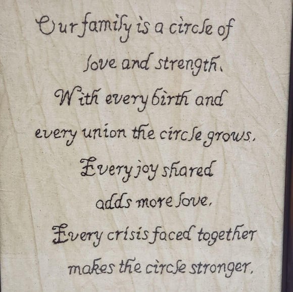 Framed Vintage Inspirational Needlepoint Wall Decor - Picture 6 of 8